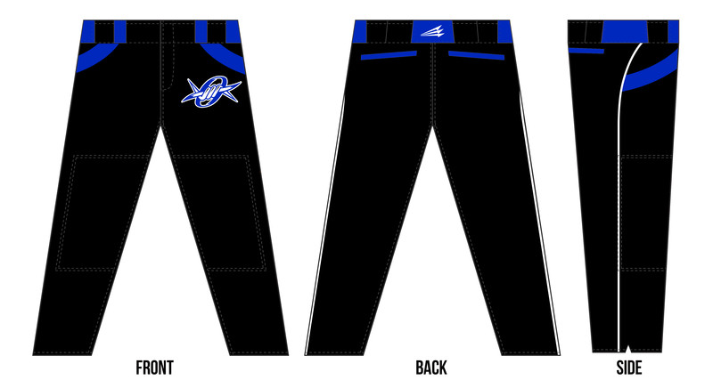 Morehead Outlaws Custom Stacheman Elite Long Pants #BP1b