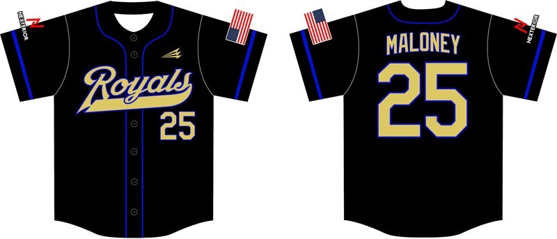 Chesapeake Royals Custom HexaFlex Baseball Jersey #J5d