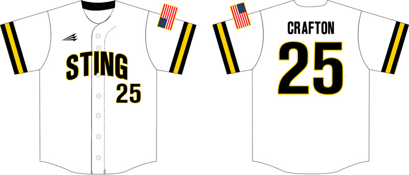 Illinois Sting Custom NanoDri Baseball Jersey #J1