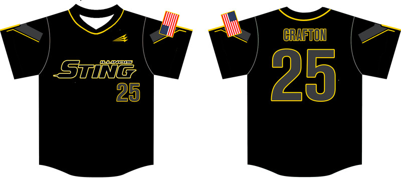 Illinois Sting Custom NanoDri Baseball Jersey #J2