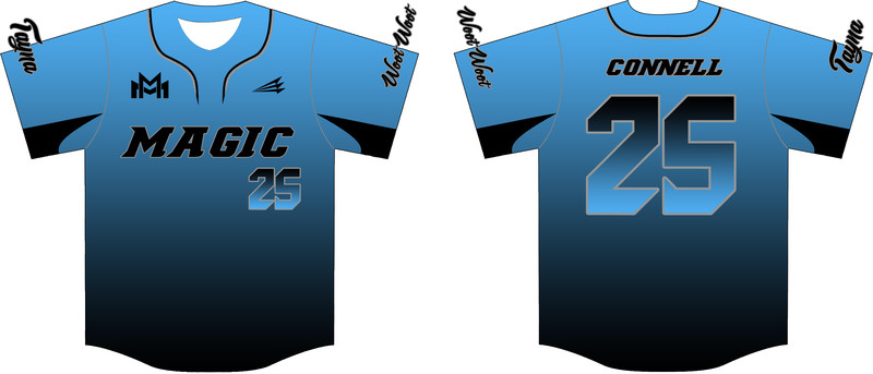 Minnesota Magic Custom HexaFlex Baseball Jersey Design #J1B