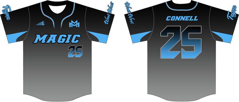 Minnesota Magic Custom HexaFlex Baseball Jersey Design #J1C