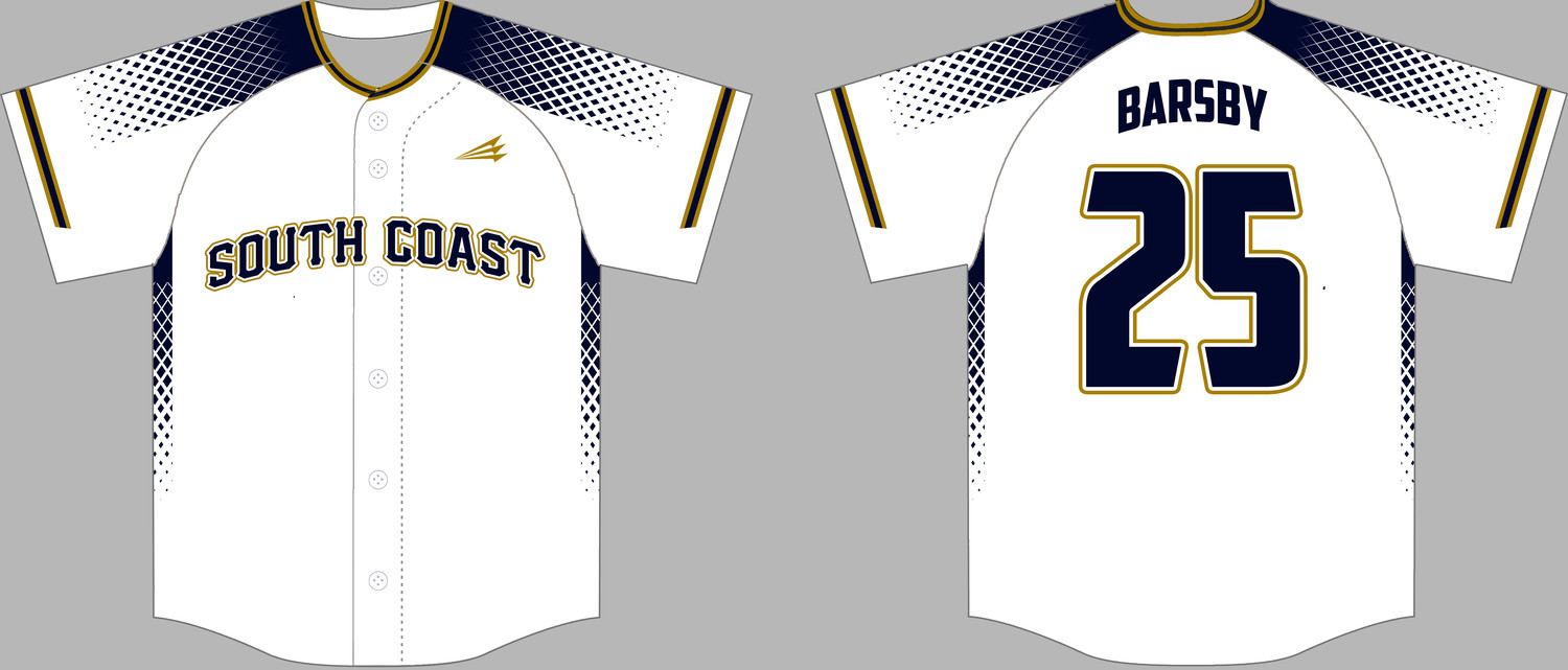 South Coast Pirates Custom HexaFlex Baseball Jersey #J7
