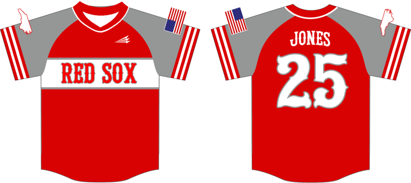 Carolina Red Sox Custom NanoDri Baseball Jersey #J3C