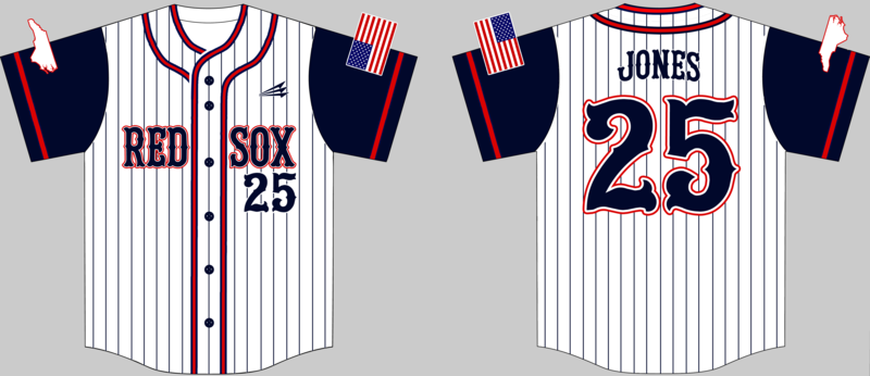 Carolina Red Sox Custom NanoDri Baseball Jersey #J4B