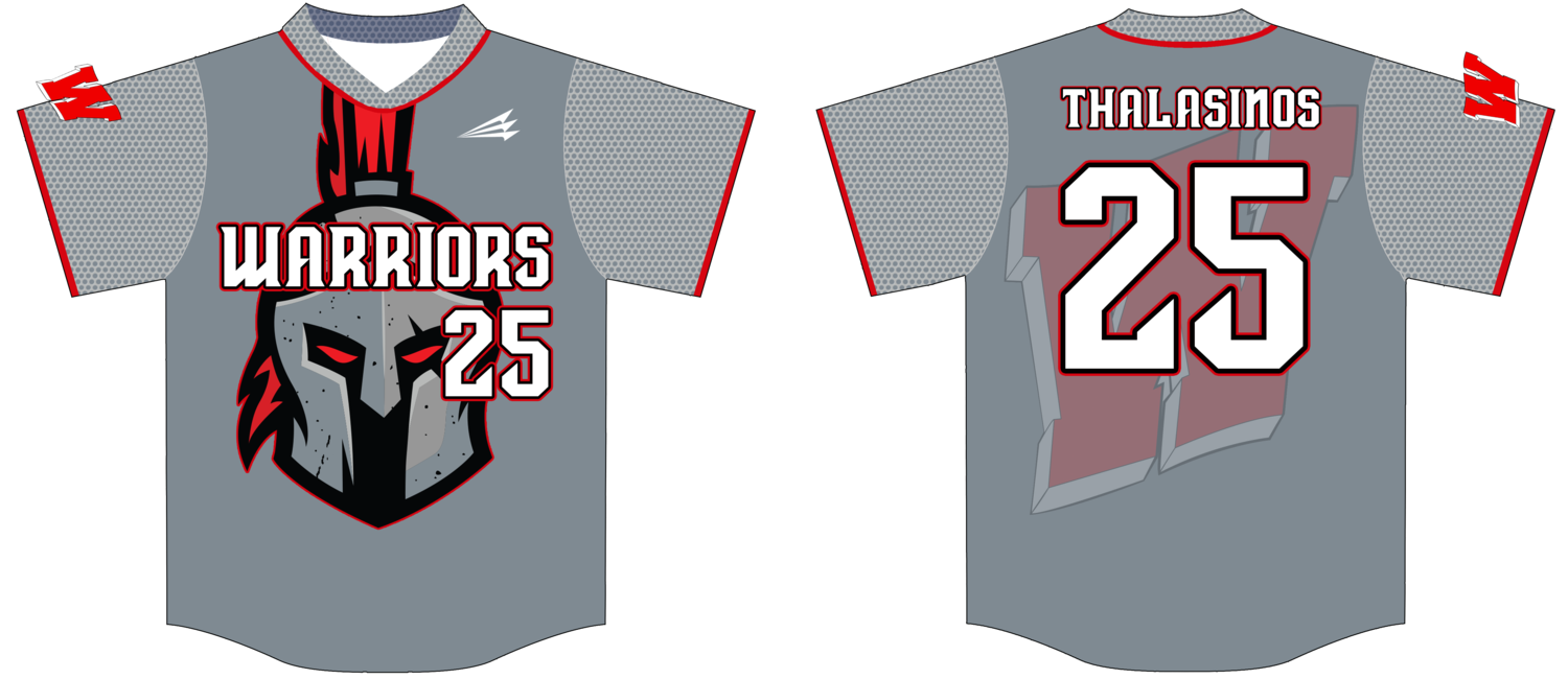 Warriors (Thalasinos) Custom HexaFlex Baseball Jersey #J8