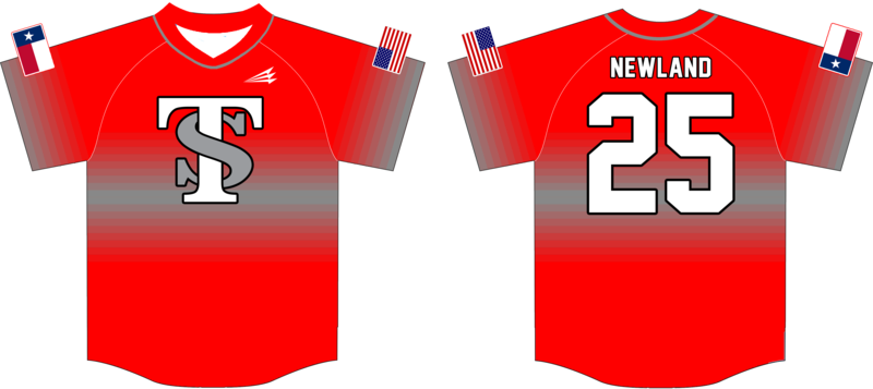 Texas Stiks Custom Baseball Jersey #6