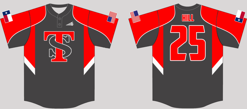 Texas Stiks Custom Baseball Jersey D2e