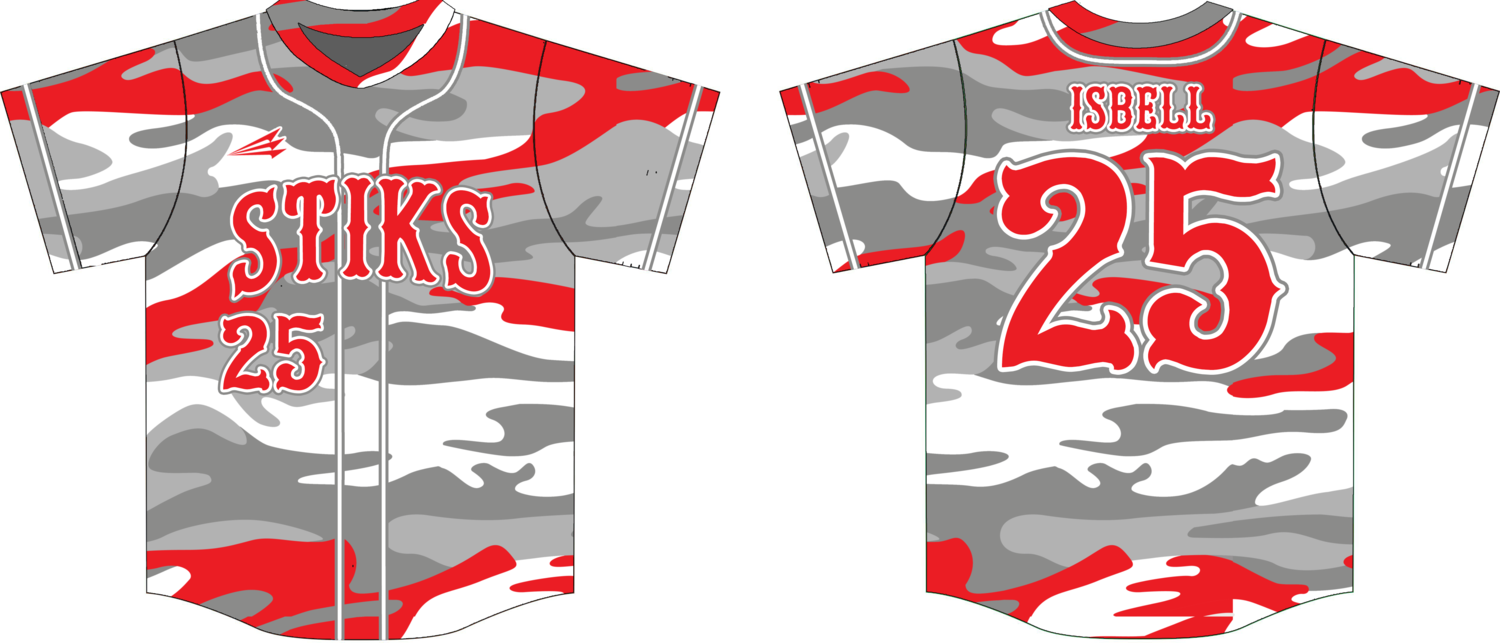 Texas Stiks Custom Baseball Jersey #9B
