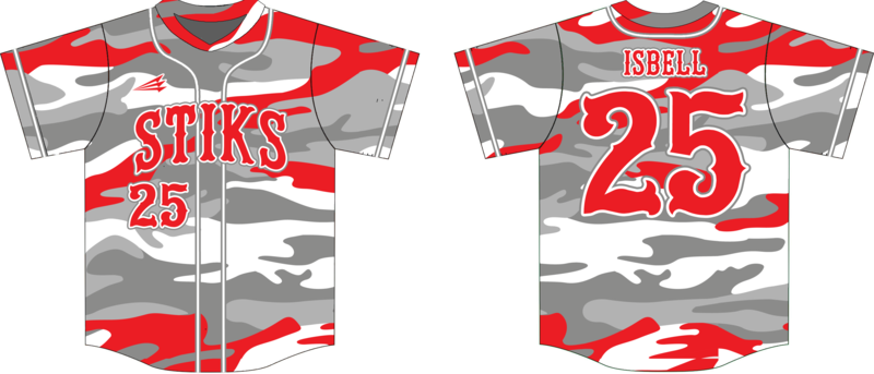 Texas Stiks Custom Baseball Jersey #9B