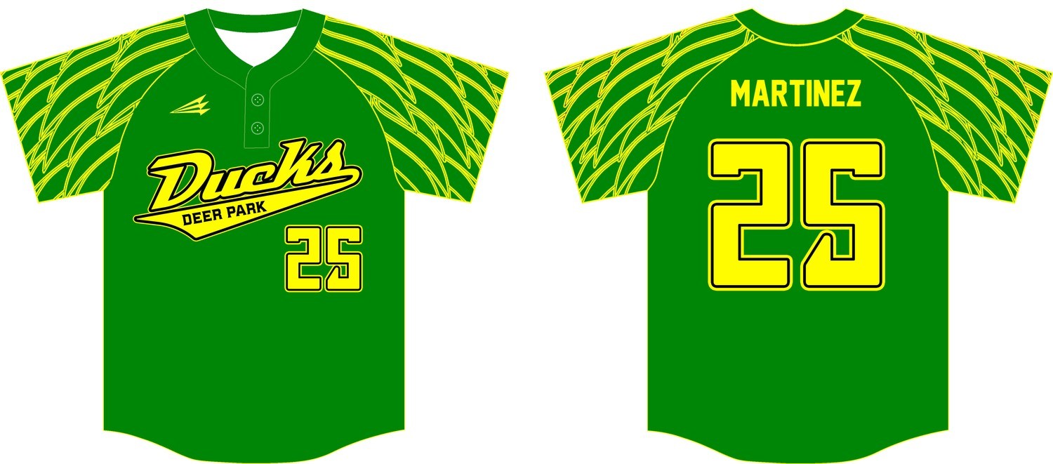 Deer Park Ducks Baseball Custom Jersey Design #10