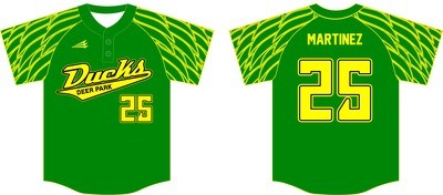 Deer Park Ducks Baseball Custom Jersey Design #10