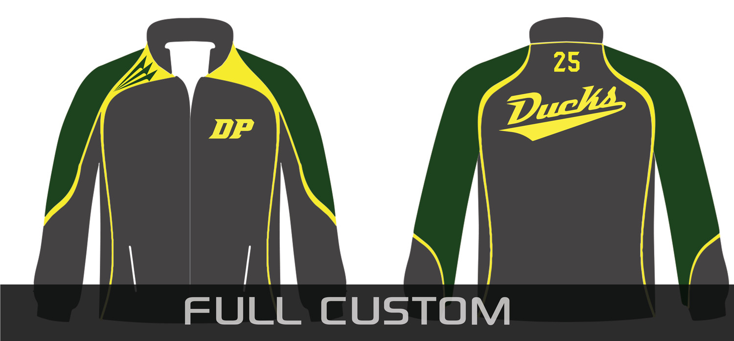 Deer Park Ducks Baseball Crusader Rainproof  Track Jacket