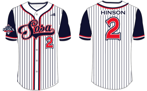 Team Sosa Custom HexaFlex Baseball Jersey J1
