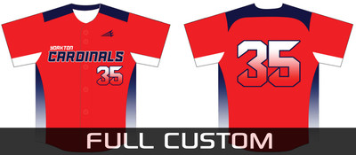 Yorkton Cardinals Baseball Custom Jersey Design #2