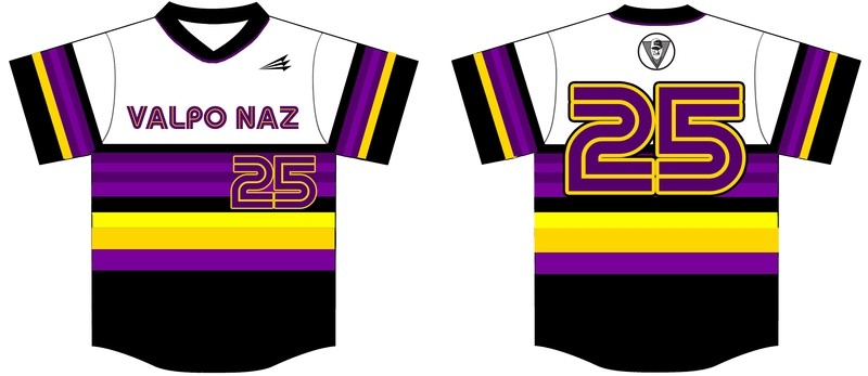 Valpo Naz Custom Baseball Jersey Design #3