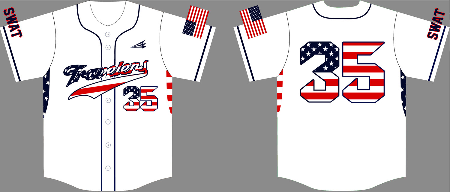 Southwest Arkansas Travelers Custom HexaFlex Baseball Jersey #J1B
