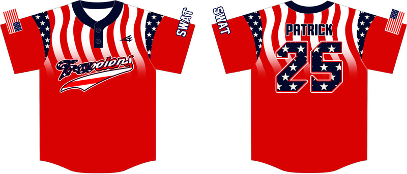 Southwest Arkansas Travelers Custom HexaFlex Baseball Jersey #J4