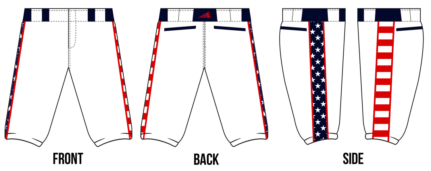 Southwest Arkansas Travelers Custom Stacheman Elite Knicker Baseball Pants #BP1B