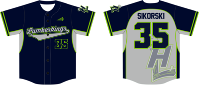 Lumberkings (Sikorski) Custom Hexflex Baseball Jersey #J1