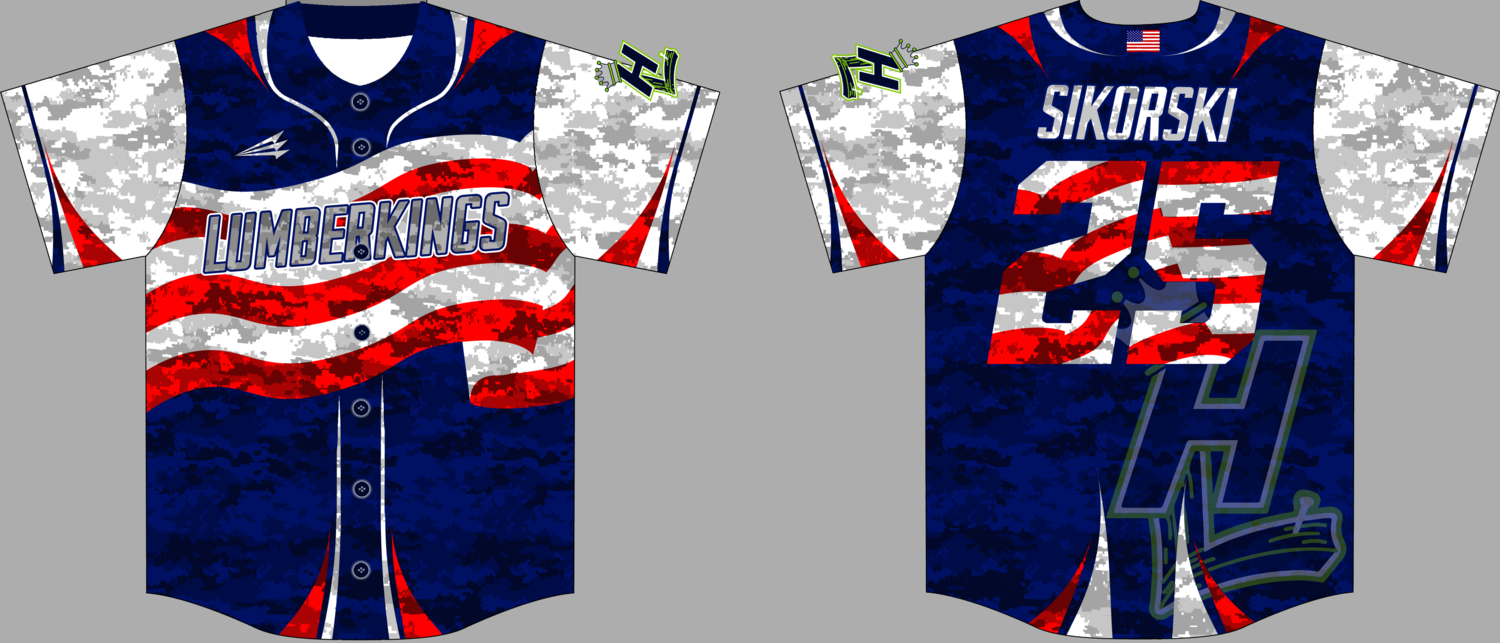 Lumberkings (Sikorski) Custom Hexflex Baseball Jersey #J2C