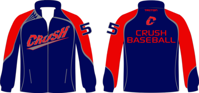 Clanton Crush Baseball Crusader Rainproof Player Jacket