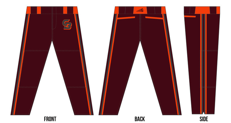 Crush Baseball Stacheman Elite Custom Long Baseball Pant #BP2B