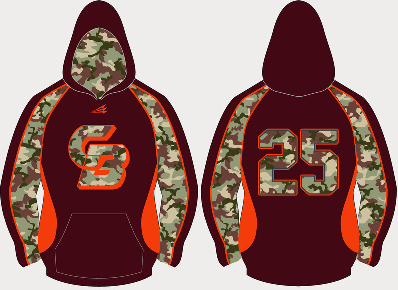 Crush Baseball Custom Vulcan Hoodie #VH1