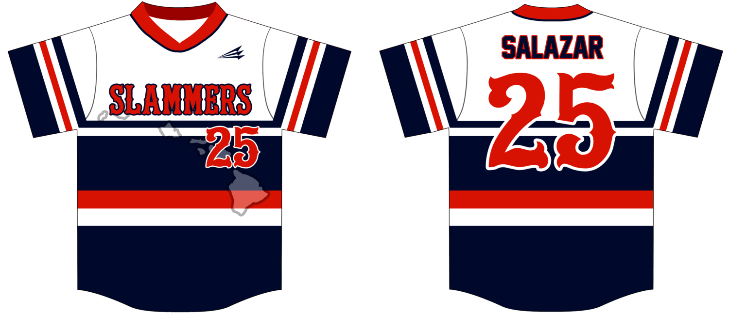 Slammers (Salazar) Custom Hexaflex Baseball Jersey #J2