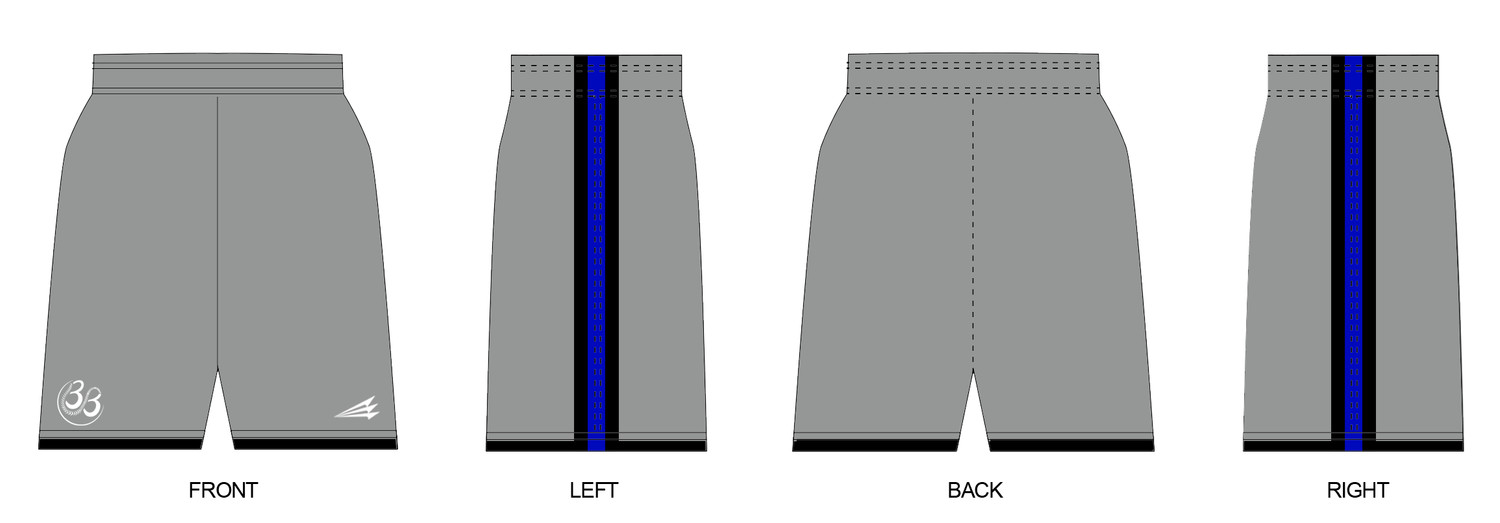 POBC Brown Custom Revolution Pocket Shorts #RV1