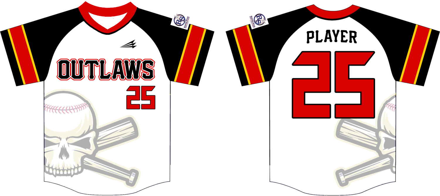 Rising Star Outlaws Custom NanoDri Baseball Jersey #J3C