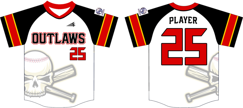 Rising Star Outlaws Custom NanoDri Baseball Jersey #J3C