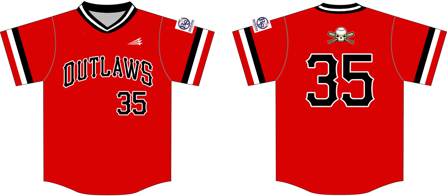 Rising Star Outlaws Custom NanoDri Baseball Jersey #J4F
