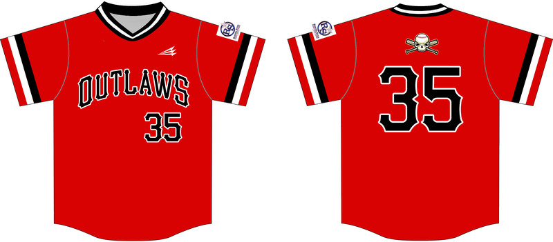 Rising Star Outlaws Custom NanoDri Baseball Jersey #J4F
