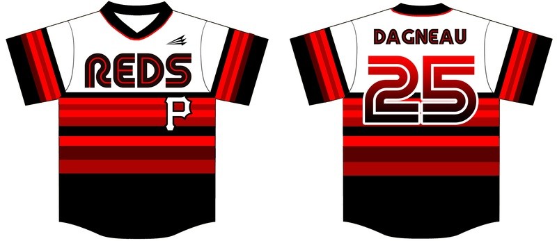 Pulaski Reds Custom HexaFlex Baseball Jersey #2