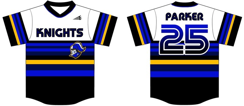 Montgomery Catholic Custom Baseball Jersey Design #1B