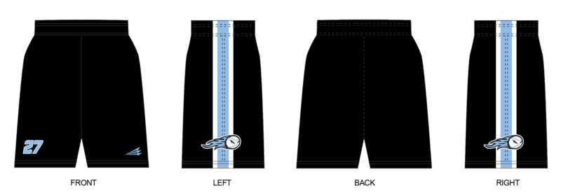 Fear 808 Custom Baseball Revolution Shorts #RV1