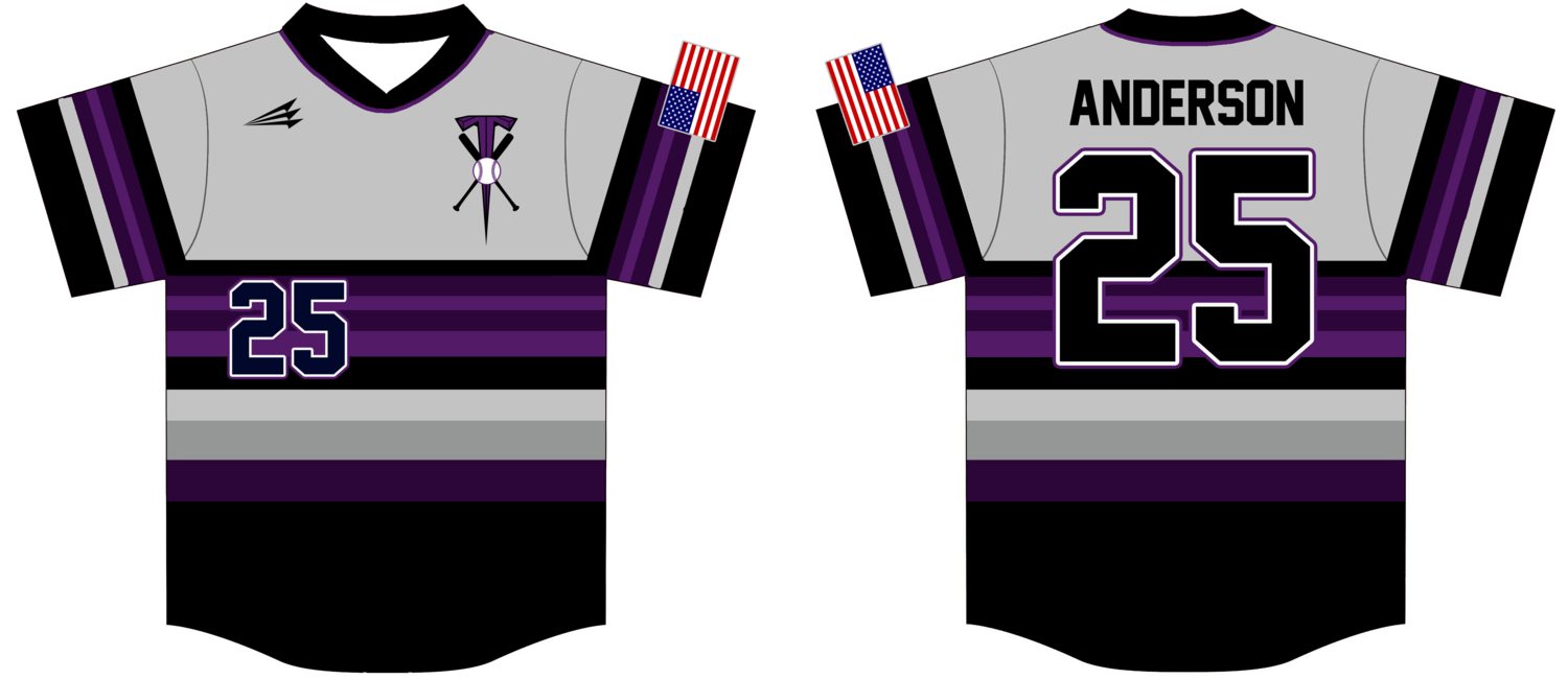 Maryland Undertakers Custom HexaFlex Baseball Jersey Design #J2B