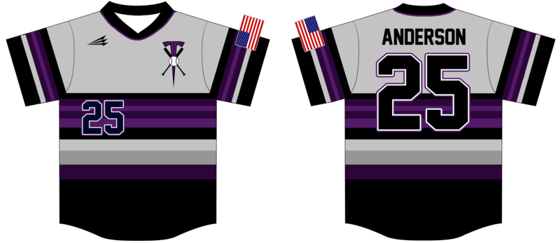 Maryland Undertakers Custom HexaFlex Baseball Jersey Design #J2B