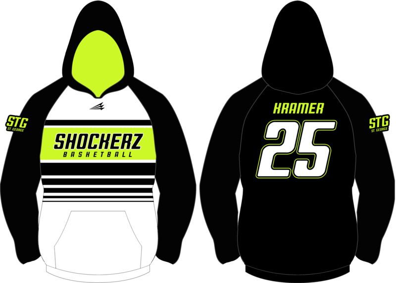 Shockerz Custom Basketball Vulcan Hoodie #VH3