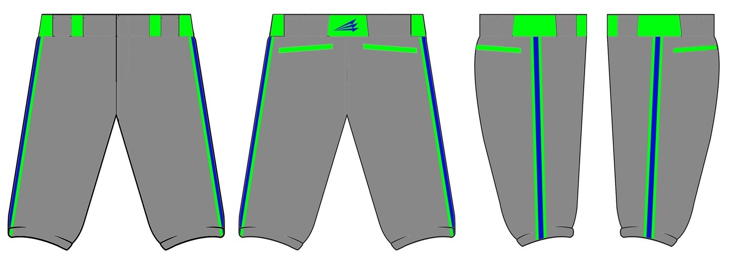 Diamond Kings Custom Baseball Pants Design #1B