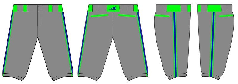 Diamond Kings Custom Baseball Pants Design #1B