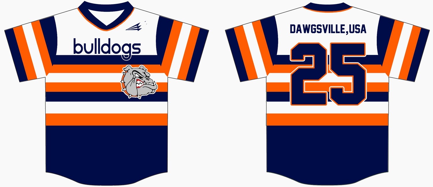 Berean Christian Bulldogs Custom Baseball Jersey 1A