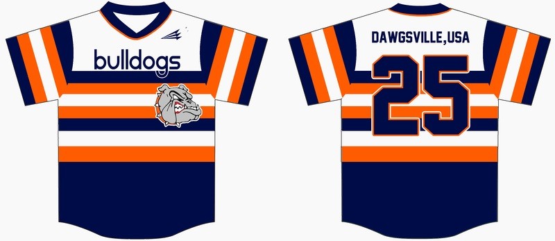 Berean Christian Bulldogs Custom Baseball Jersey 1A
