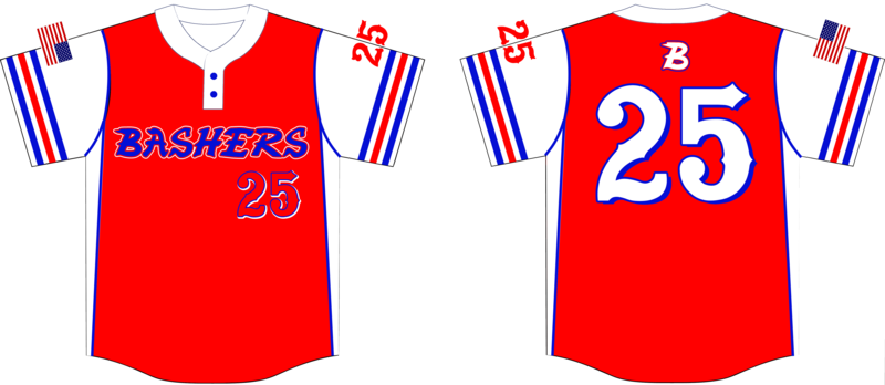Beach Bashers Custom Baseball Jersey #4b