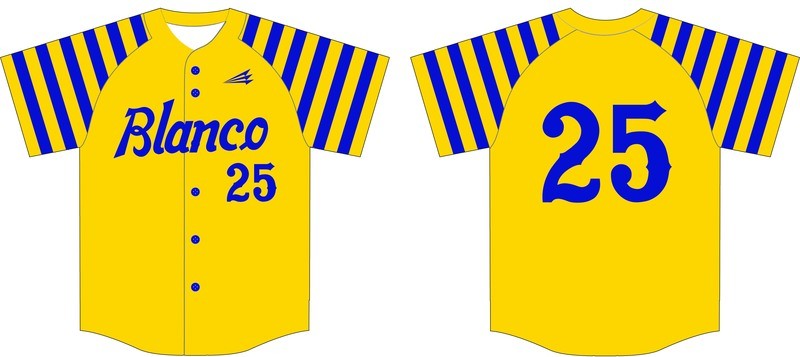 Blanco High Panthers Custom Baseball Jersey #3B