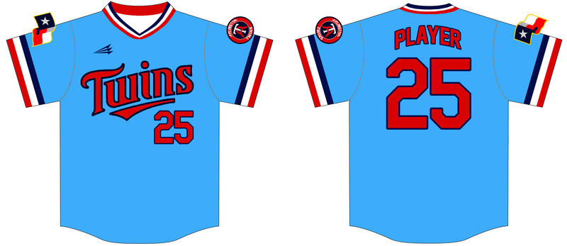 Arlington Twins Custom HexaFlex Baseball Jersey #J5C