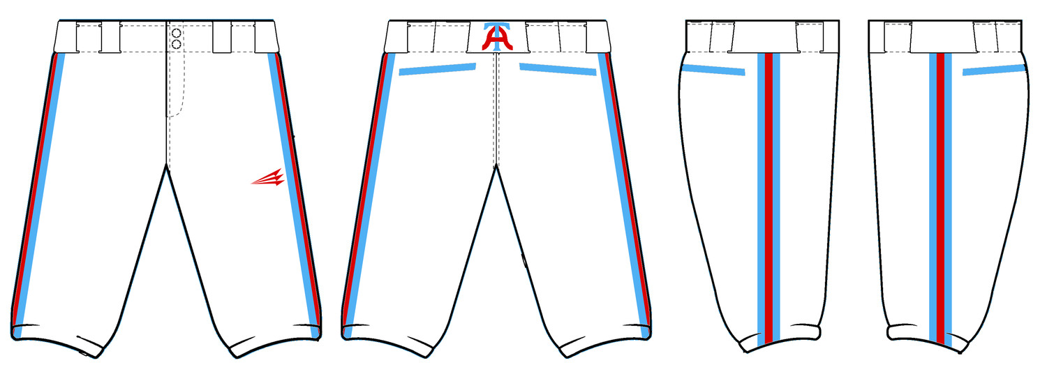 Arlington Twins Custom Stacheman Knicker Pants #BP5A
