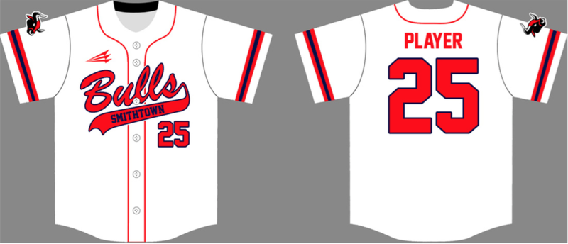 Smithtown Bulls Custom Baseball Jersey #1C