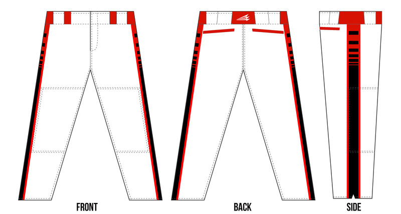 Montgomery Bombers Stacheman Elite Custom Long Baseball Pant #BP2